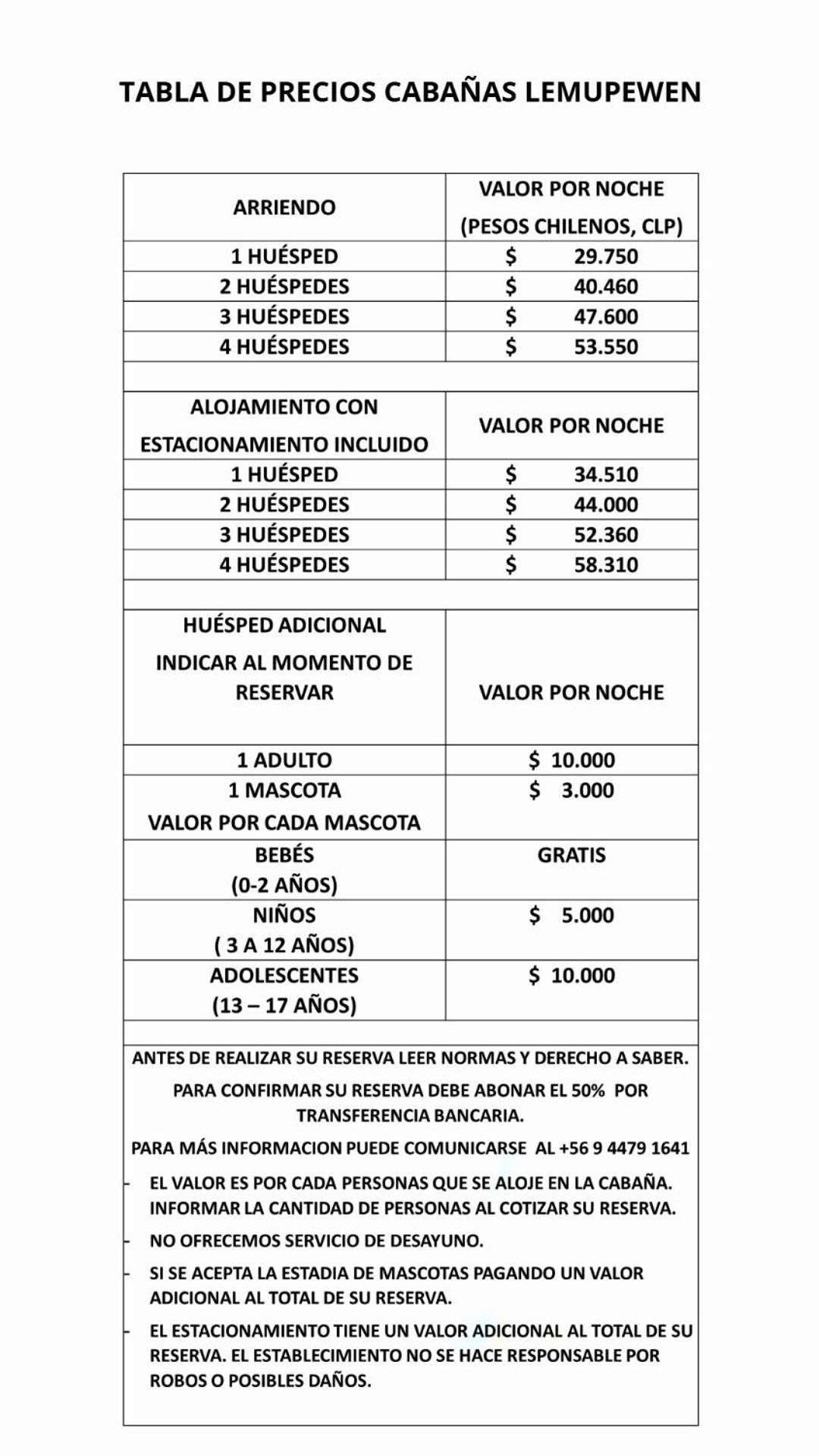 Apartamento Lemupewen 3 Y 4 Factura Chillán